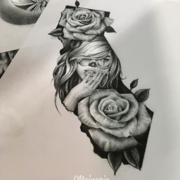 Anne Maingriz Tattoo Design